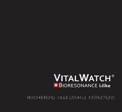 VitalWatch Bioresonance i-like Mode D'emploi