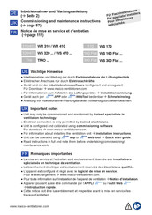 Maico WS 170 Notice De Mise En Service Et D'entretien