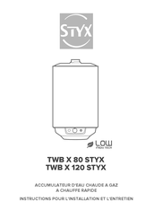 Styx TWB X 80 Instructions Pour L'installation Et L'entretien