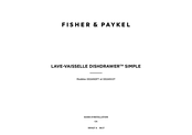 Fisher & Paykel DD24SDFT Guide D'installation