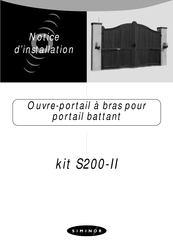 SIMINOR S200-II Notice D'installation