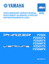 Yamaha Motor PHAZER Venture PZ50RTX Supplément Au Manuel D'atelier