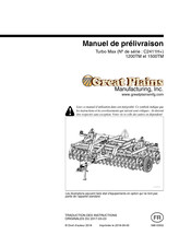 GREAT PLAINS C2411H+ Manuel De Prélivraison
