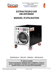 EPICAP AM-AIR/8000H Manuel D'utilisation