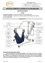 Sotec medical 5735 Notice D'installation Et D'utilisation