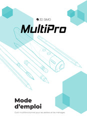 3D SIMO MultiPro Mode D'emploi