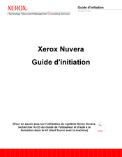 Xerox Nuvera Guide D'initiation