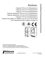 Alliance Laundry Systems HAT30N Installation/Fonctionnement/Entretien