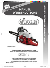 Dori TCS5000 Manuel D'instructions
