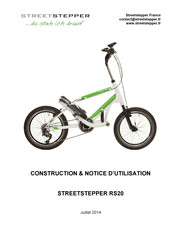 Streetstepper RS20 Construction & Notice D'utilisation