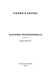 Fisher & Paykel RDV3 48 Guide D'utilisation