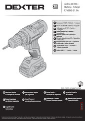 Dexter 12VSD2-21.5A Mentions Légales & Consignes De Sécurité