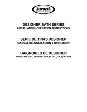 Jacuzzi Designer Directives D'installation & D'utilisation