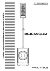 audiophony MOJO2200curve Guide De L'utilisateur