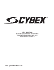 CYBEX VR1 Guide Du Propriétaire Et De L'entretien