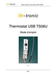 bb-tronic USB TS06U Mode D'emploi
