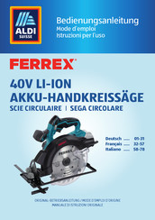 ALDI Ferrex XYZ566 HO 2020 Mode D'emploi