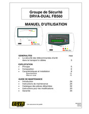 EGVA DRVA-DUAL FB560 Manuel D'utilisation