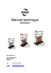 Berg Hortimotive BENOMIC Manuel Technique