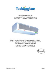 Teddington T150A Instructions D'installation, De Fonctionnement Et De Maintenance