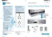 Philips DVDR3545V/37 Guide De Mise En Route Rapide