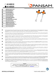 PANSAM A140020 Mode D'emploi Avec Bulletin De Garantie