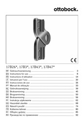 Ottobock 17B43 Serie Instructions D'utilisation