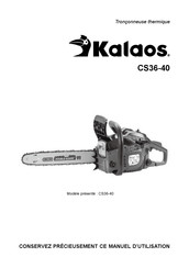 Kalaos CS36-40 Manuel D'utilisation