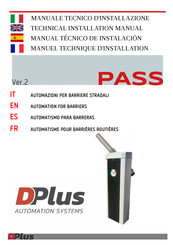 DPlus Automation Systems Pass6 Manuel Technique D'installation