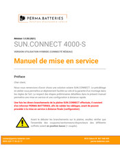 Perma.Batteries SUN.CONNECT 4000-S Manuel De Mise En Service