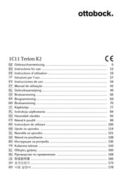 Ottobock 1C11 Terion K2 Instructions D'utilisation