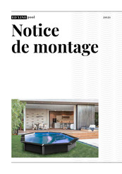 ED'LINE pool Octo XL Notice De Montage