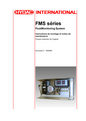 HYDAC International FMS Serie Instructions De Montage Et Notice De Maintenance