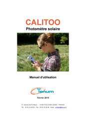 Tenum CALITOO Manuel D'utilisation