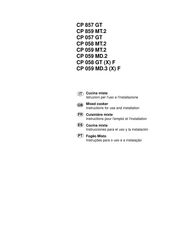 Hotpoint CP059MD.3 Instructions Pour L'emploi Et L'installation