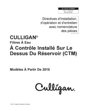 Culligan CTM 21 Directives D'installation, D'opération, Et D'entretien