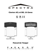 Paradox Security Systems Spectra ACL Manuel De L'usager