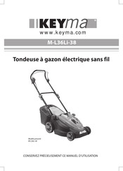 Keyma M-L36Li-38 Manuel D'utilisation