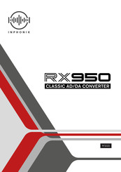 INPHONIK RX950 Mode D'emploi