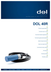 dol sensors DOL 40R Mode D'emploi Technique