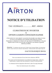 Airton 404261 Notice D'utilisation