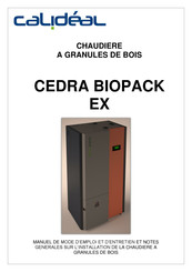 Calideal CEDRA BIOPACK EX 18 Mode D'emploi Et D'entretien
