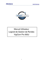 Vigicom Pro 900 J Manuel Utilisateur