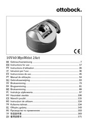 Ottobock 10V40 MyoWrist 2Act Instructions D'utilisation