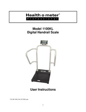 Health O Meter PRO PLUS 1100KL Instructions De L'utilisateur