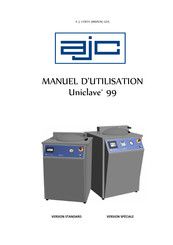AJC Uniclave 99 standard Manuel D'utilisation