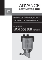 Advance MAXI DOSEUR Manuel De Montage D'utilisation Et De Maintenance