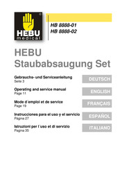 HEBU medical HB 8888-01 Mode D'emploi Et De Service