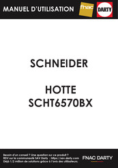 Schneider SCHT6570BX Manuel D'utilisation