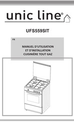 unic line UFS559SIT Manuel D'utilisation Et D'installation